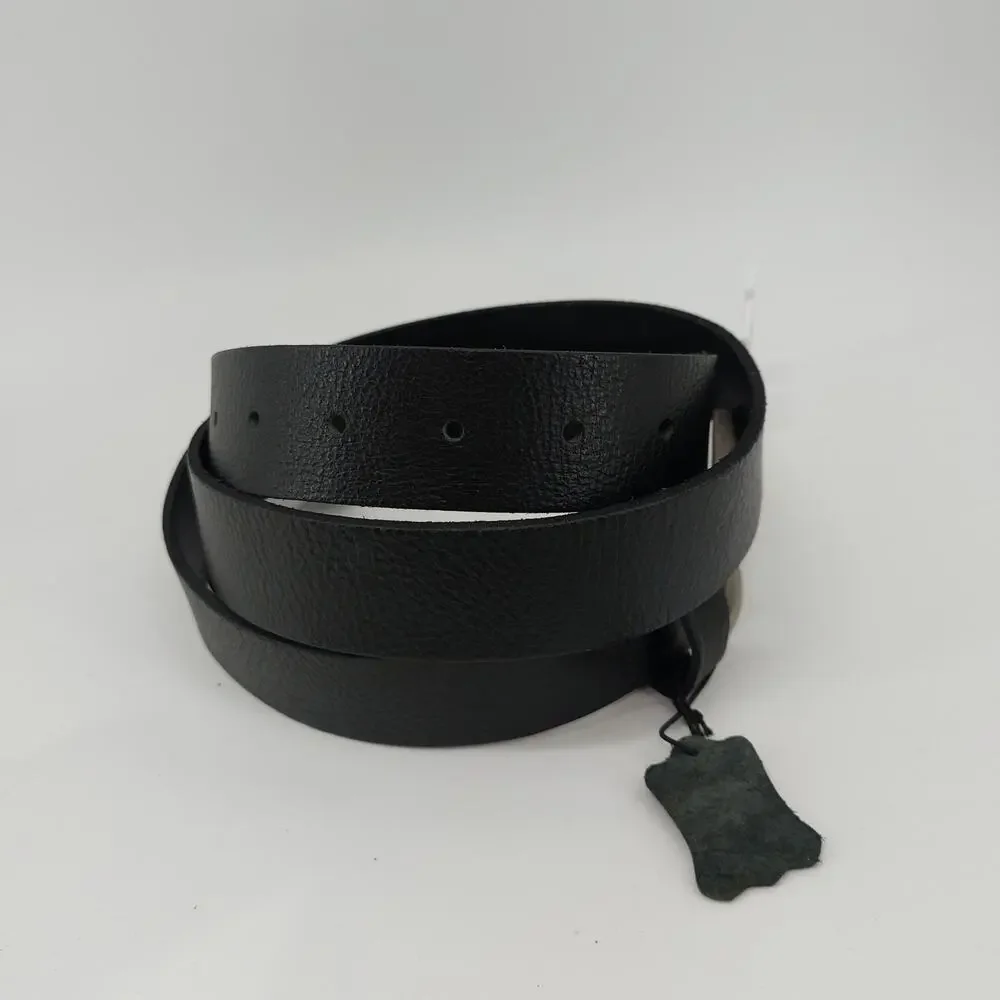 Sonoma Black Genuine Leather Belt Single Prong Men's Size 42